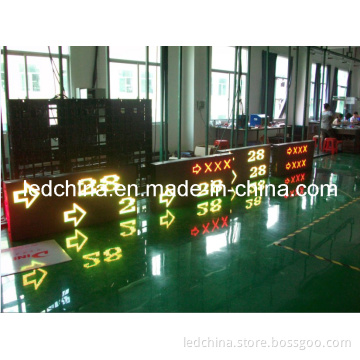 Outdoor Dual-Color LED Moving Message Sign Board